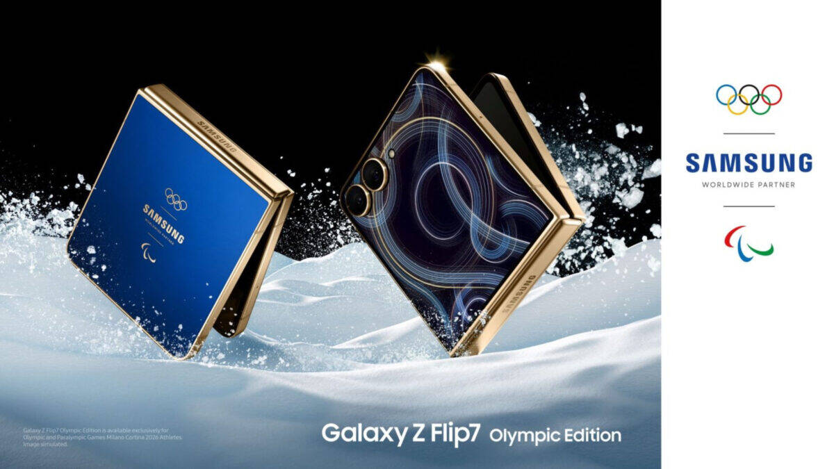 Samsung выпустила Galaxy Z Flip 7 Olympic Edition для зимних Игр в Милане 5 samsung galaxy z flip 7 olympic edition 02 1200x675 1