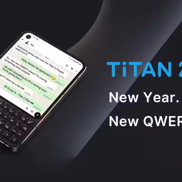unihertz teases the titan 2 elite confirming that the era of communicators with keyboards is back