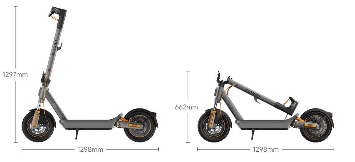 xiaomi electric scooter 6 max size