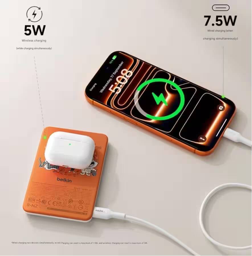 Belkin выпустила лимитированный пауэрбанк BoostCharge Slim 5K в стиле «Зверополис 2» 1 Беспроводная зарядка Belkin и внешний аккумулятор BoostCharge Slim 5K с экраном телефона
