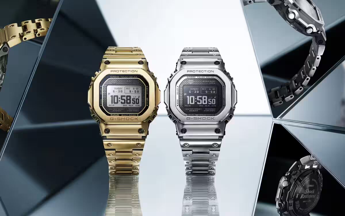 Casio выпустила металлические G-Shock GMWBZ5000 с MIP-экраном и солнечной батареей