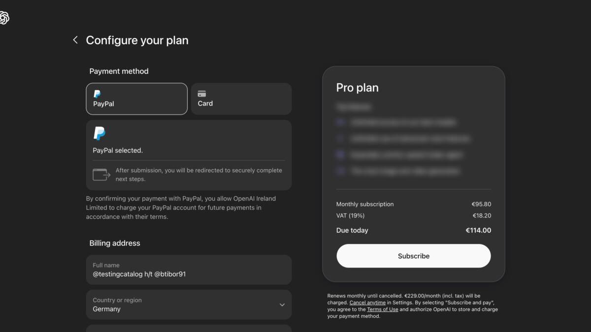 OpenAI готовит ChatGPT Pro Lite за $100 в месяц 2 chatgpt pro lite