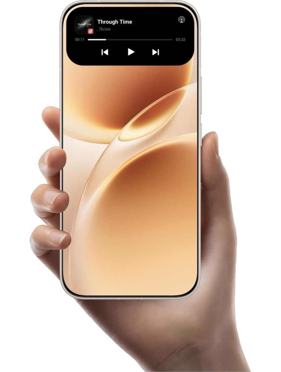 Представлен Vivo V70 с OLED-экраном, улучшенной защитой и камерой 4K 60 fps 6 Телефон Vivo V70 с отображением музыки и управлением на экране