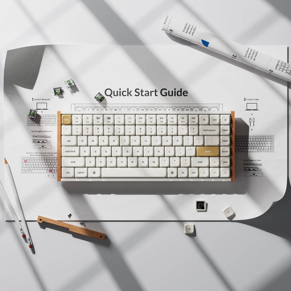 keychron k3 he white