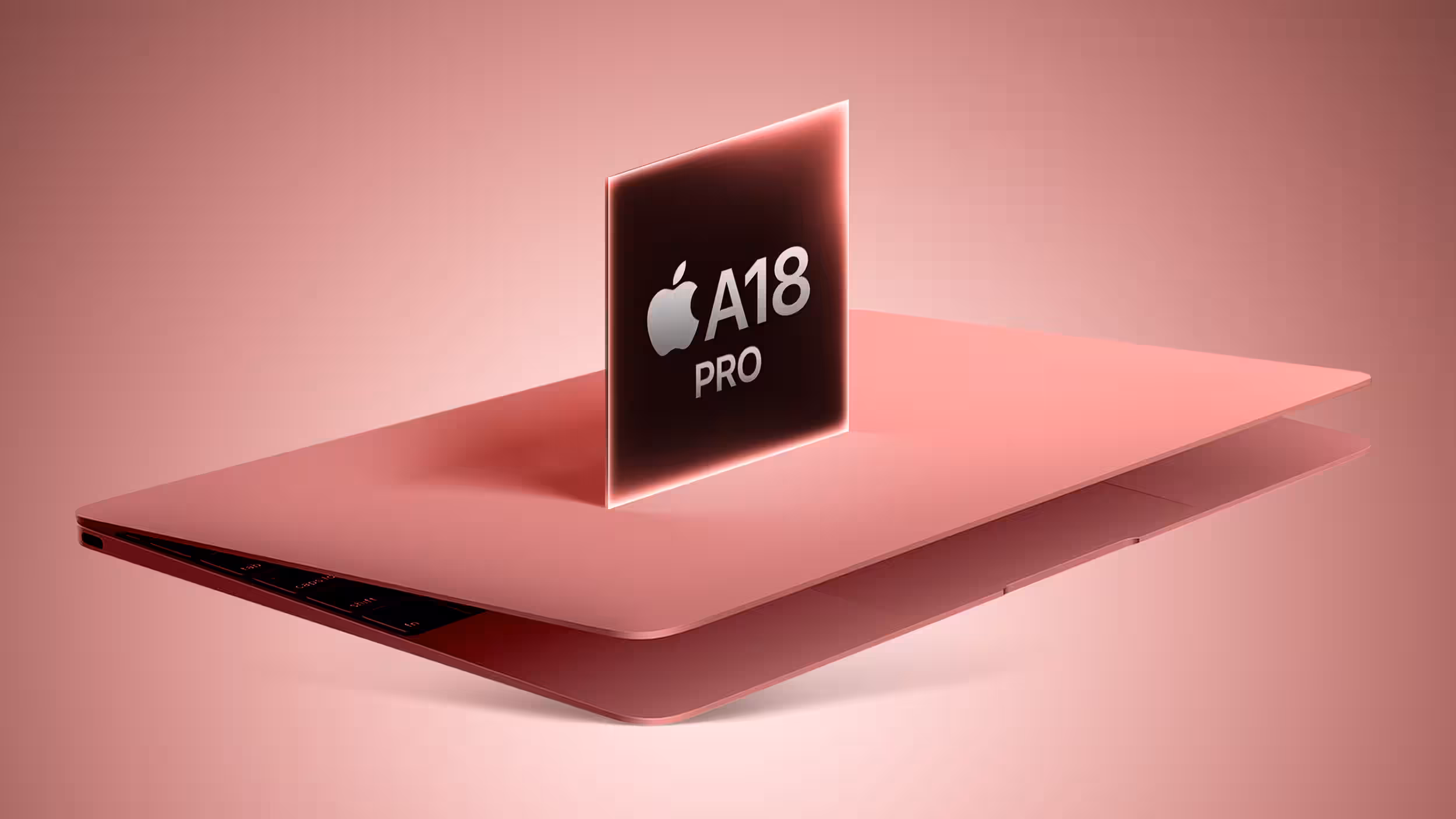 low cost a18 pro macbook feature pink