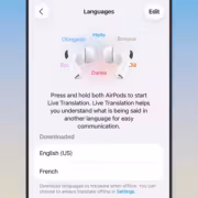 Как использовать функцию Live Translation на AirPods от Apple
