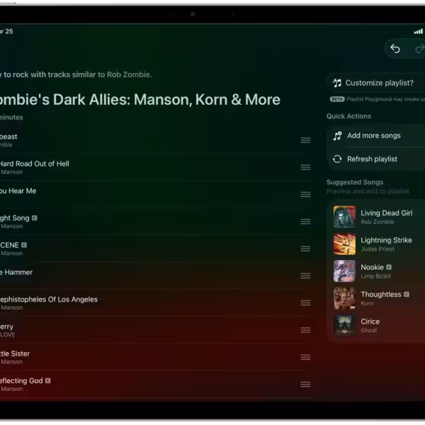 Apple Music запустила Playlist Playground для быстрого создания плейлистов