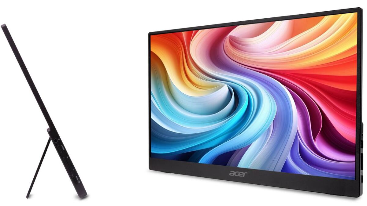 Acer выпустила портативный монитор PM161QB1 с Full HD для мобильной работы