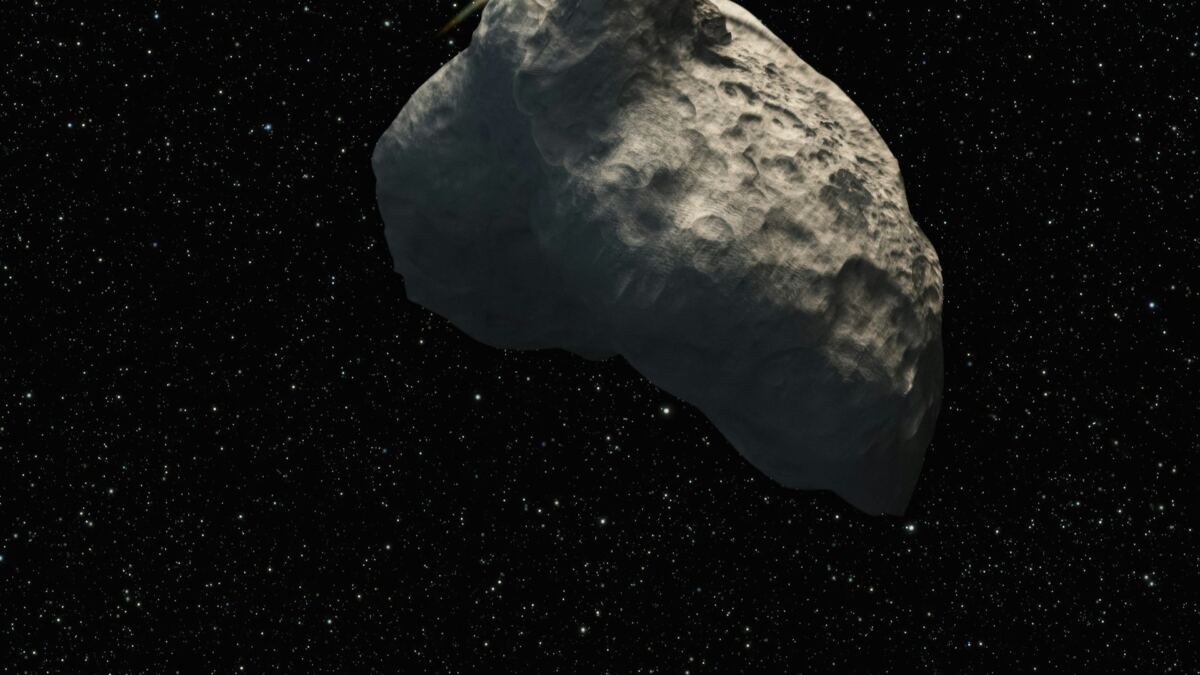 an asteroid