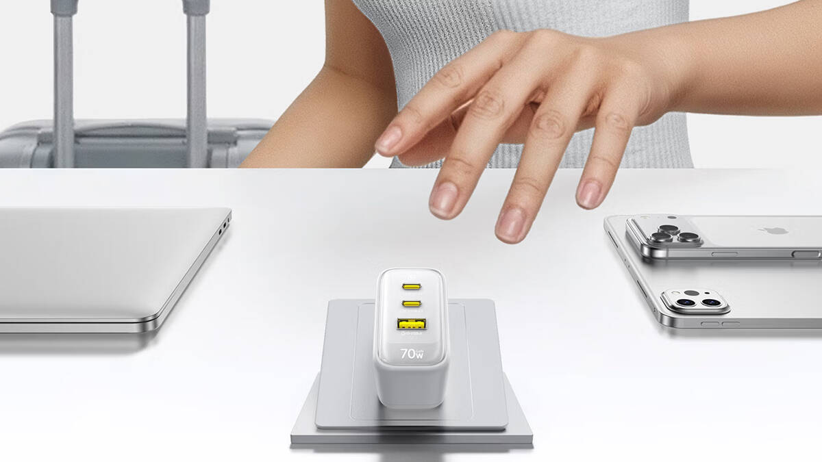 baseus launches new 70w 3 port fast charger