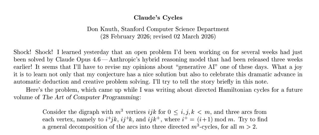 Claude Opus 4.6 решил задачу Кнута о гамильтоновых циклах в ориентированных графах 1 claude opus reshil zadachu knuta