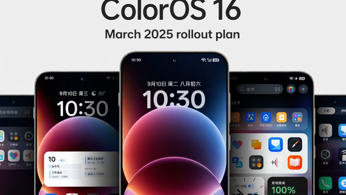 coloros 16 march 2026 rollout plan