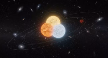 Астрономы нашли самую компактную четырёхзвёздную систему с редкой иерархией 3+1