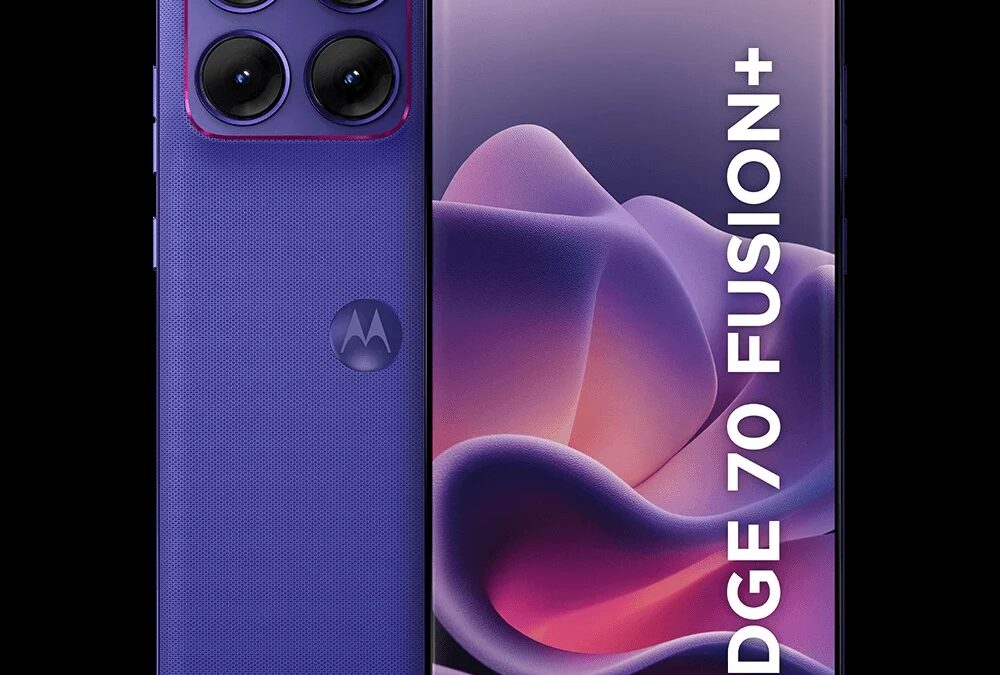 Смартфон Motorola Edge 70 Fusion+ с тройной камерой и дисплеем с точечным вырезом