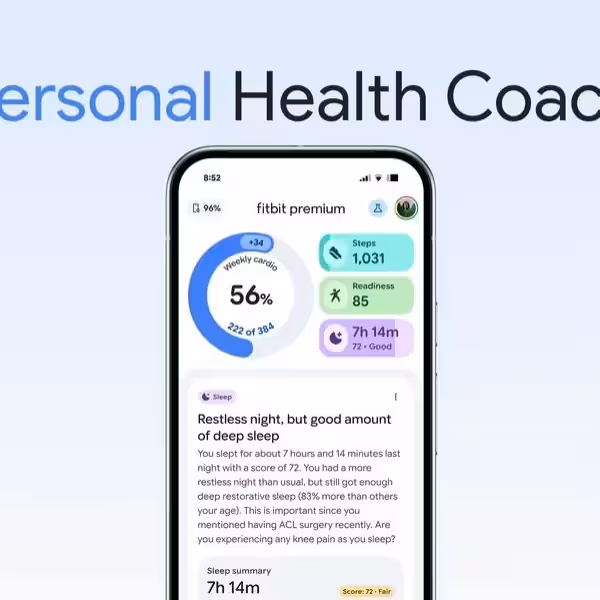 fitbit personal health coach google