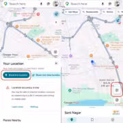 Google Maps добавит кнопку быстрого обмена локацией