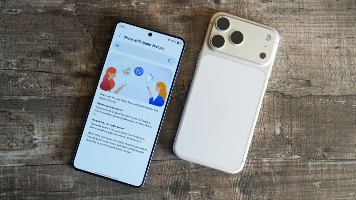 Samsung добавляет поддержку AirDrop в старые смартфоны Galaxy