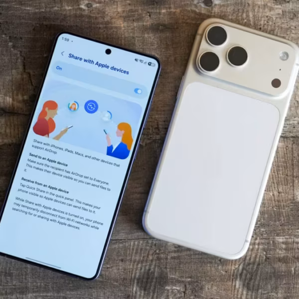 Samsung добавляет поддержку AirDrop в старые смартфоны Galaxy