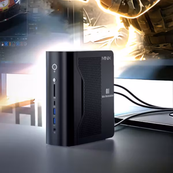 Мини-компьютер Minix ER939-AI Pro с интерфейсами USB-C и USB 3.0