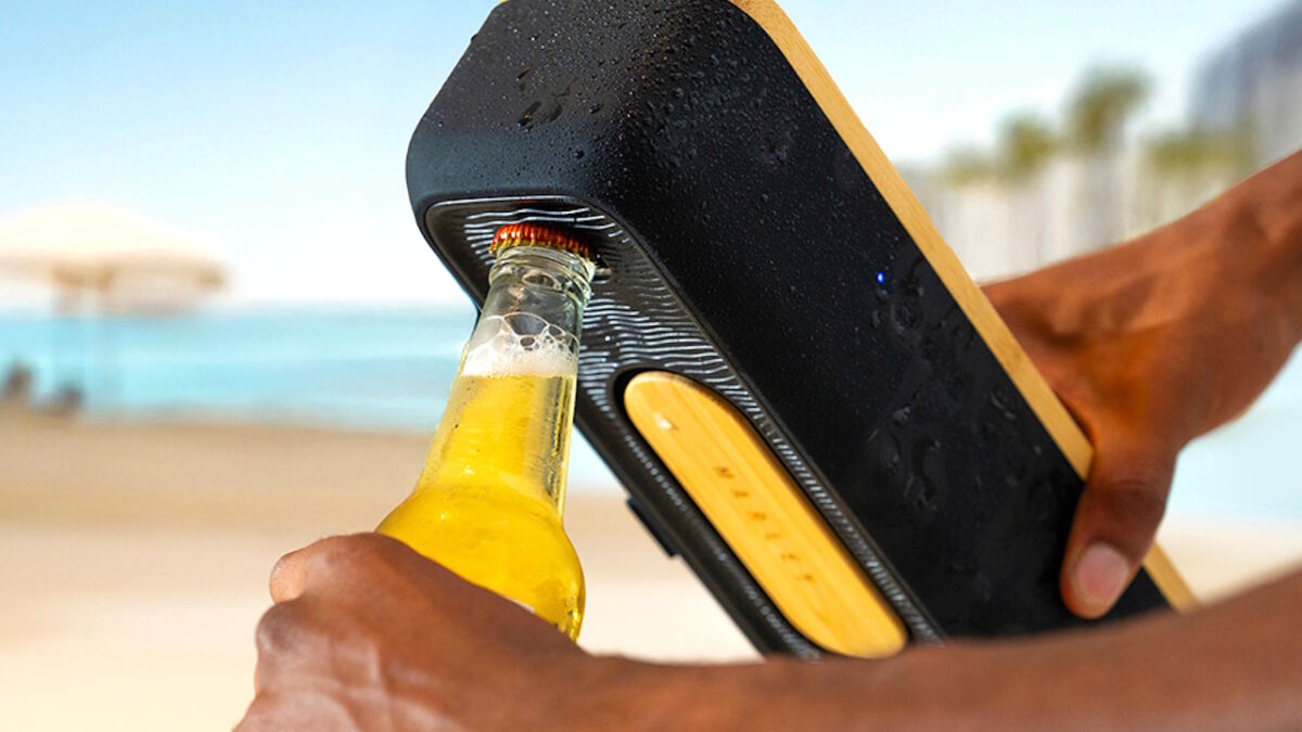 house of marley japan unveils get together go portable wireless speaker with bottle opener