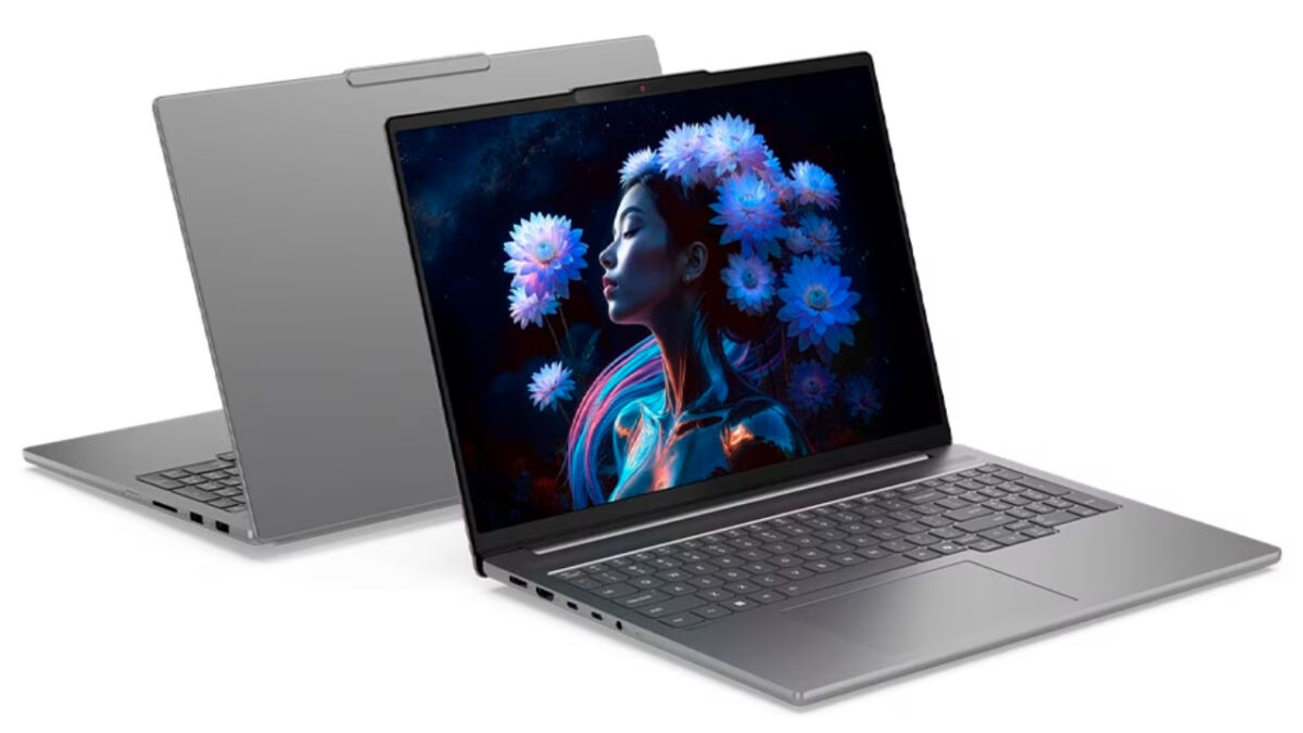 Ноутбук Lenovo IdeaPad Pro 5i с дисплеем и клавиатурой