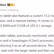 OnePlus Pad 3 Pro и Pad Mini: ключевые характеристики за неделю до анонса
