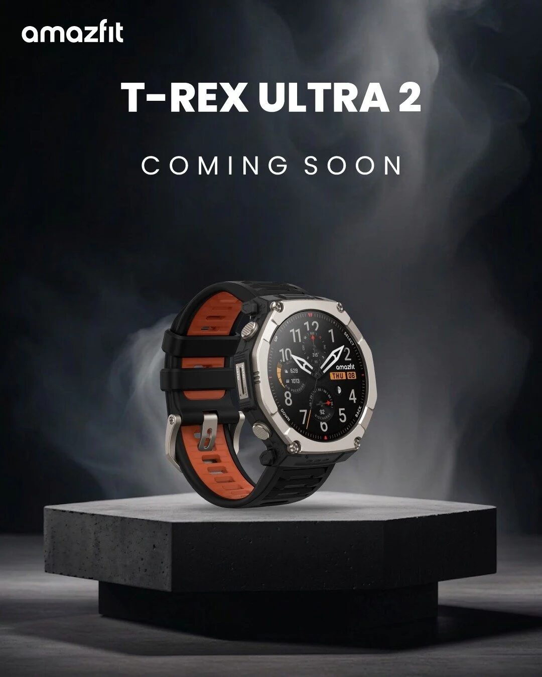 Amazfit запускает в Индии часы T-Rex Ultra 2 и Active 3 Premium