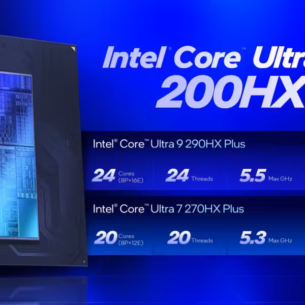Intel представила Core Ultra 9 290HX Plus и 7 270HX Plus для игровых ноутбуков
