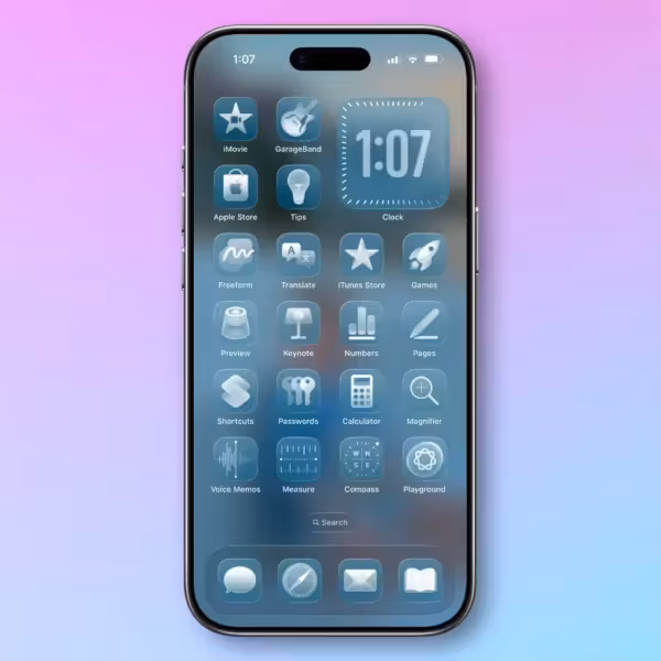 iOS 26.4 добавит две новые настройки для Liquid Glass на iPhone