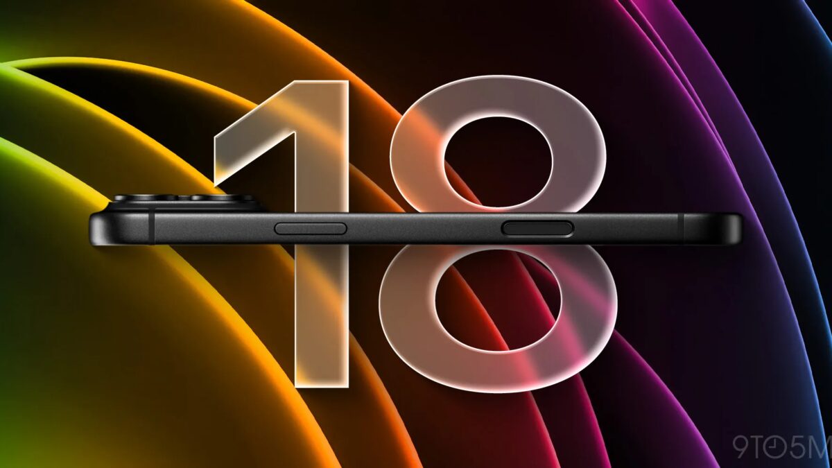 Боковой вид iPhone 18 Pro с кнопками и плоским профилем корпуса