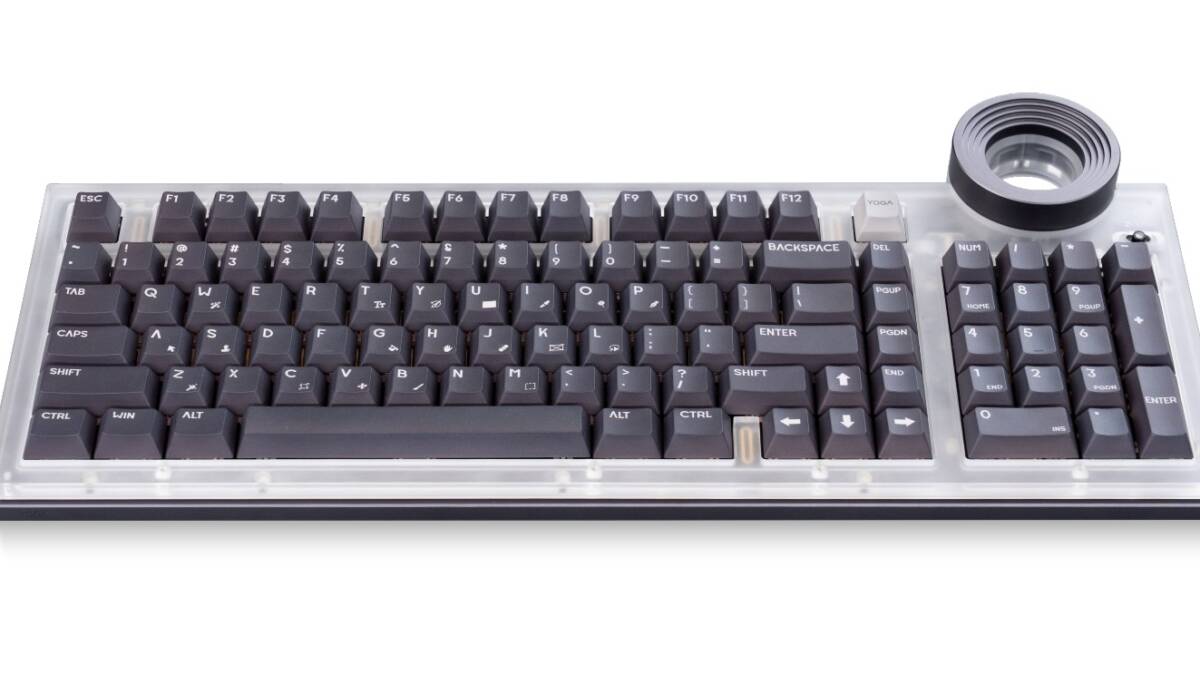MWC 2026: Lenovo и AngryMiao представили клавиатуру с алюминиевым корпусом и настраиваемым регулятором 4 lenovo yoga creative keyboard angrymiao edition b