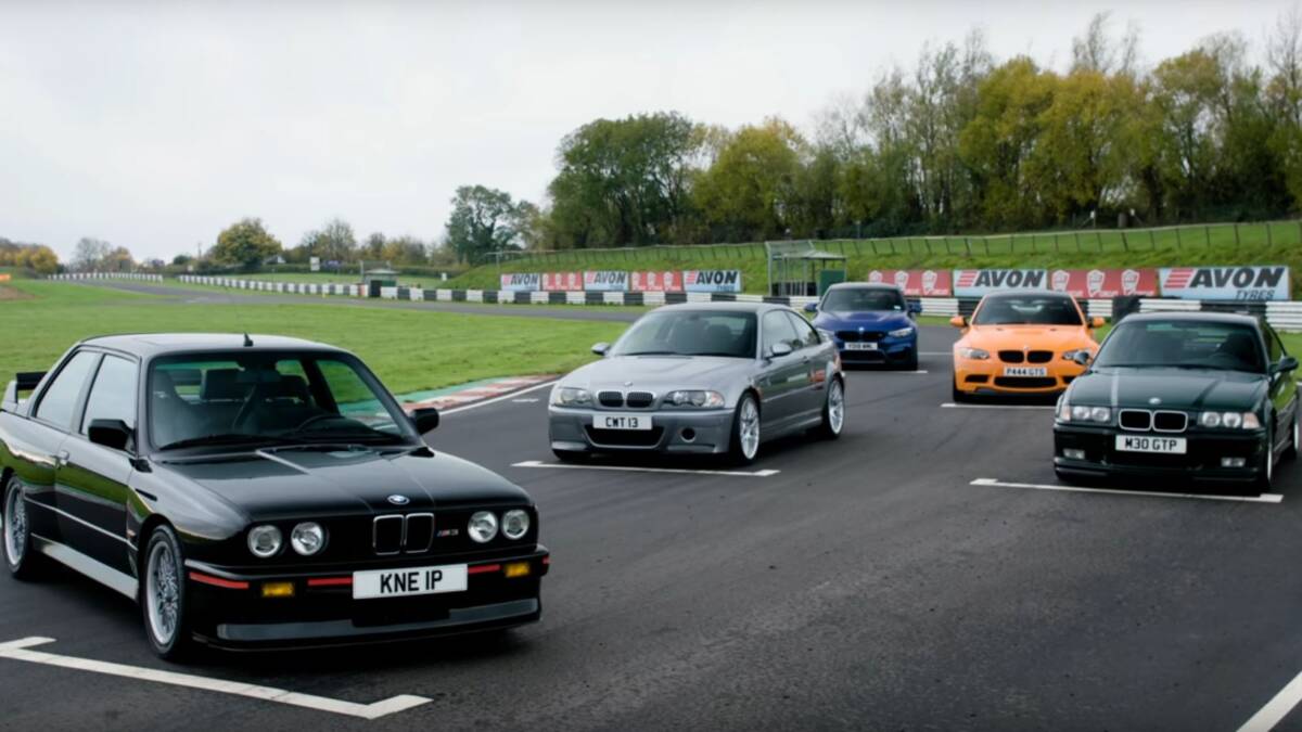 BMW M3 отмечает 40 лет как символ непобедимого спортивного седана 1 m3 generations