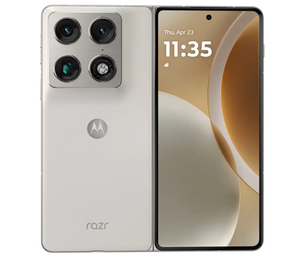 MWC 2026: Motorola Razr Fold с топовой камерой и экраном до 165 Гц вышел за 2000 евро 3 motorola razr fold lily white 1024x856 1