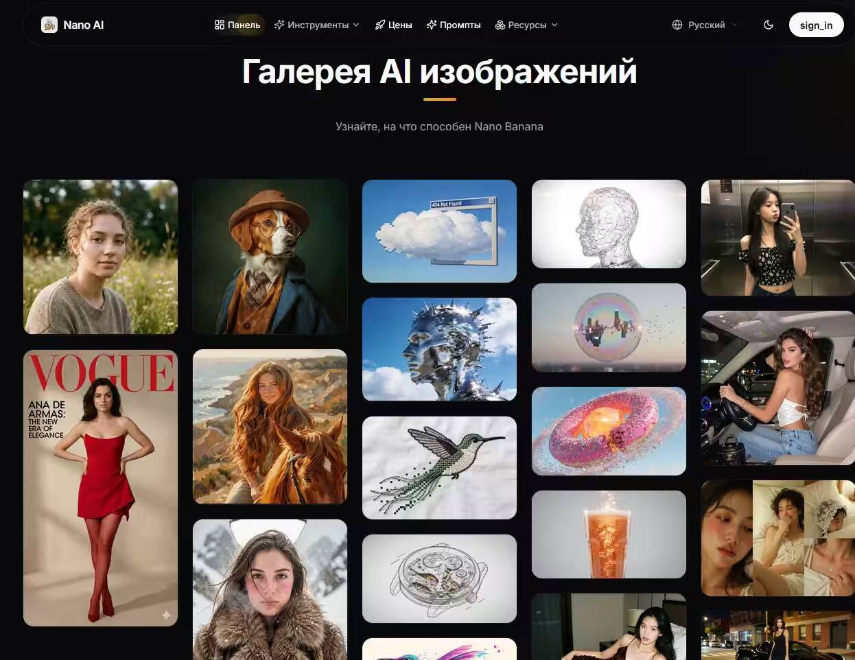 Количество изображений, включающих женщин, искусственные интеллекты и графические элементы, связанные с технологиями и AI