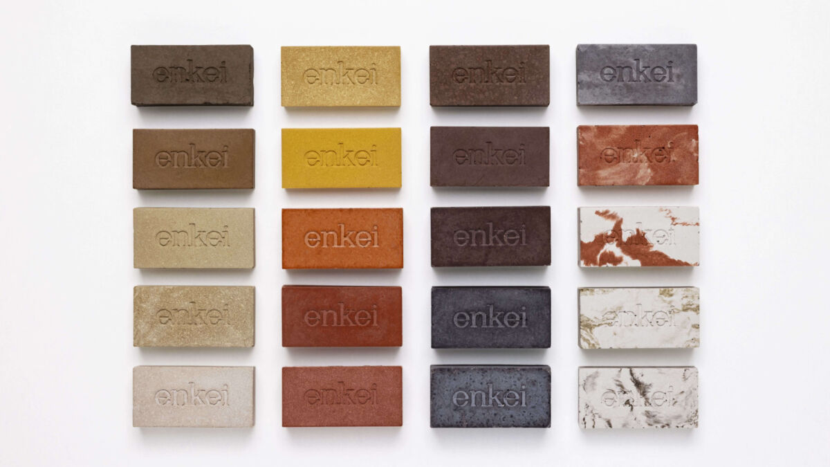 Разные виды мыла Enkei из отходов строительства