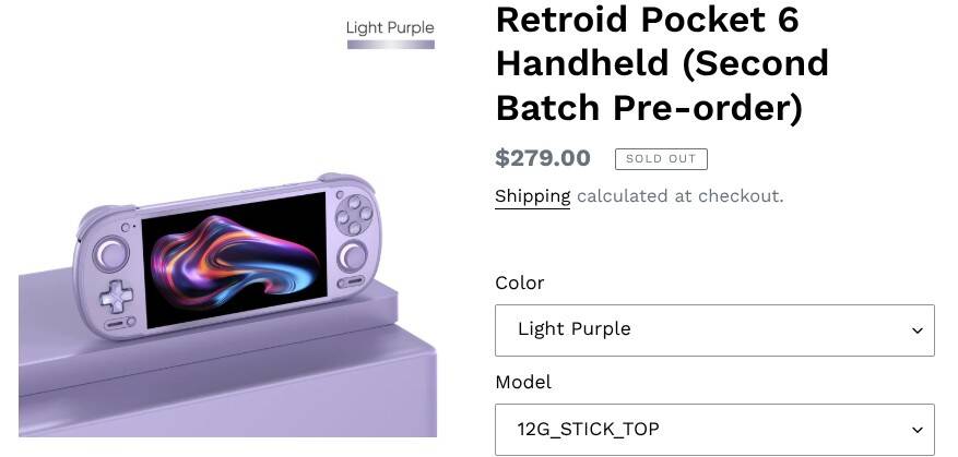 retroid pocket 6 12gb ram version