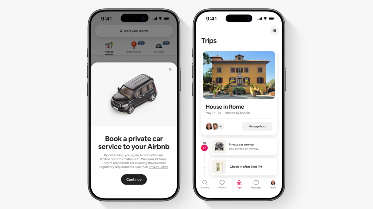 Airbnb запустила частные трансферы на авто в 125 городах
