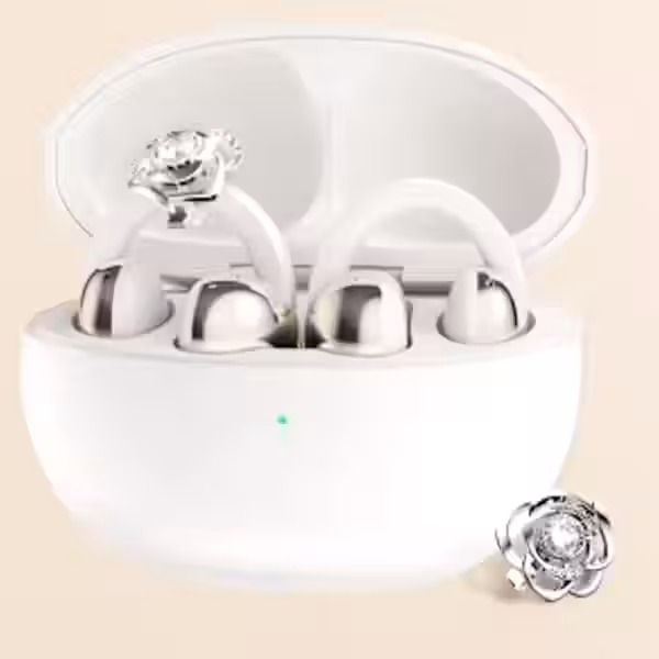 tcl unveils crystalclip open ear earbuds adorned with swarovski crystals