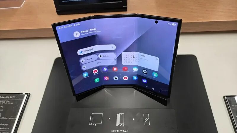 Samsung готовит выход Galaxy Z TriFold 2 и первого слайдера