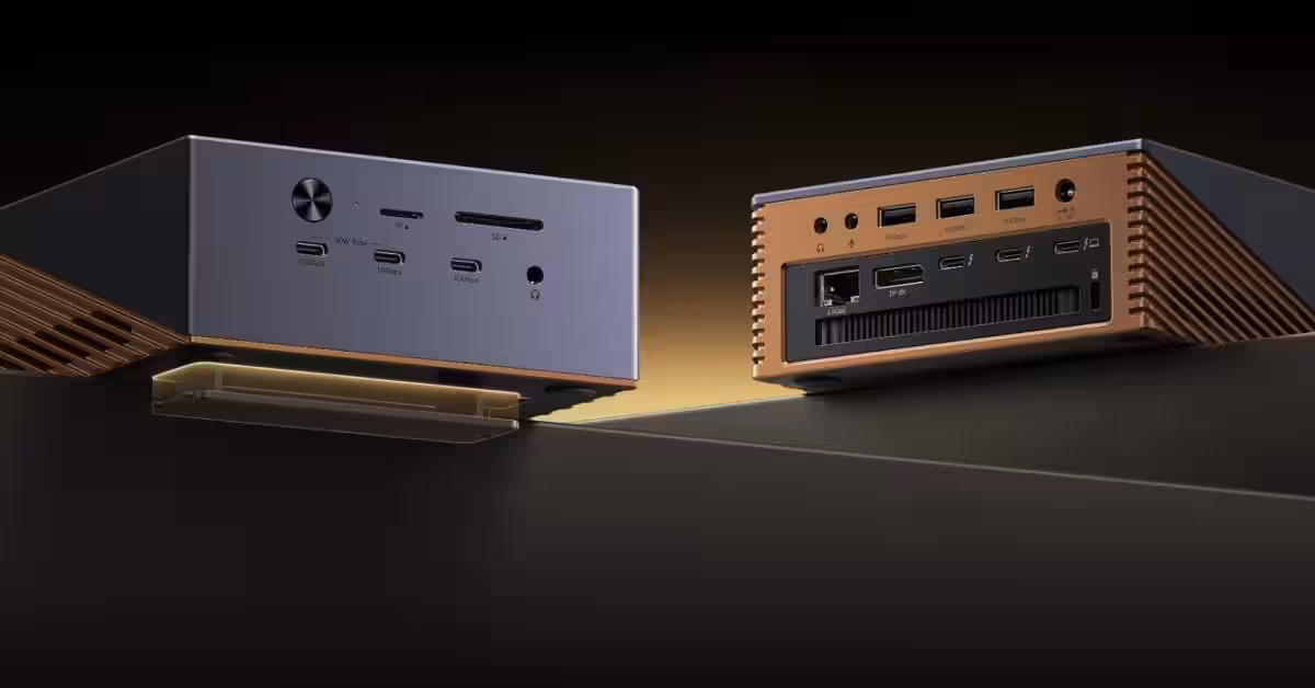 UGREEN выпустила док-станцию Thunderbolt 5 с 17 портами и 140 Вт питания 4 ugreen maxidok 17 in 1 thunderbolt 5 docking station launch specs price