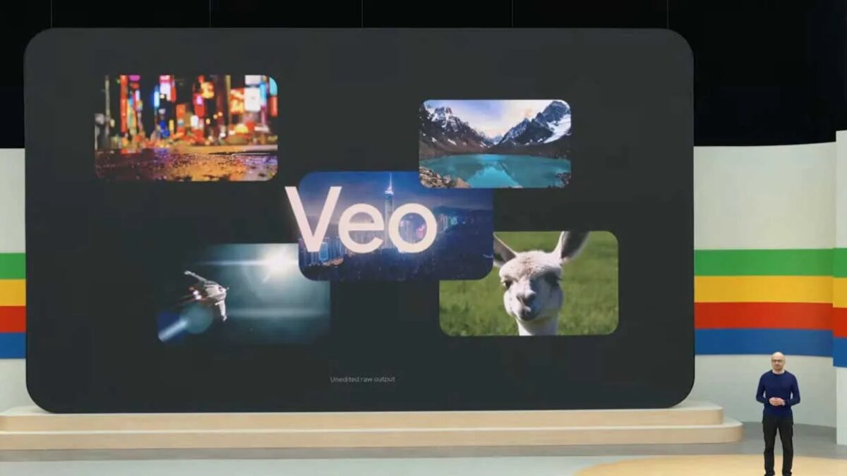 Презентация Google Veo 3.1 Lite на сцене