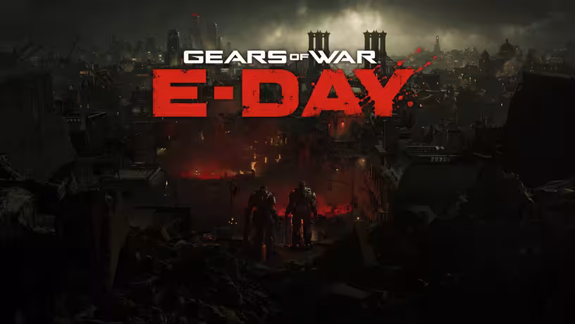 Трейлер Gears of War E-DAY с двумя солдатами в руинах