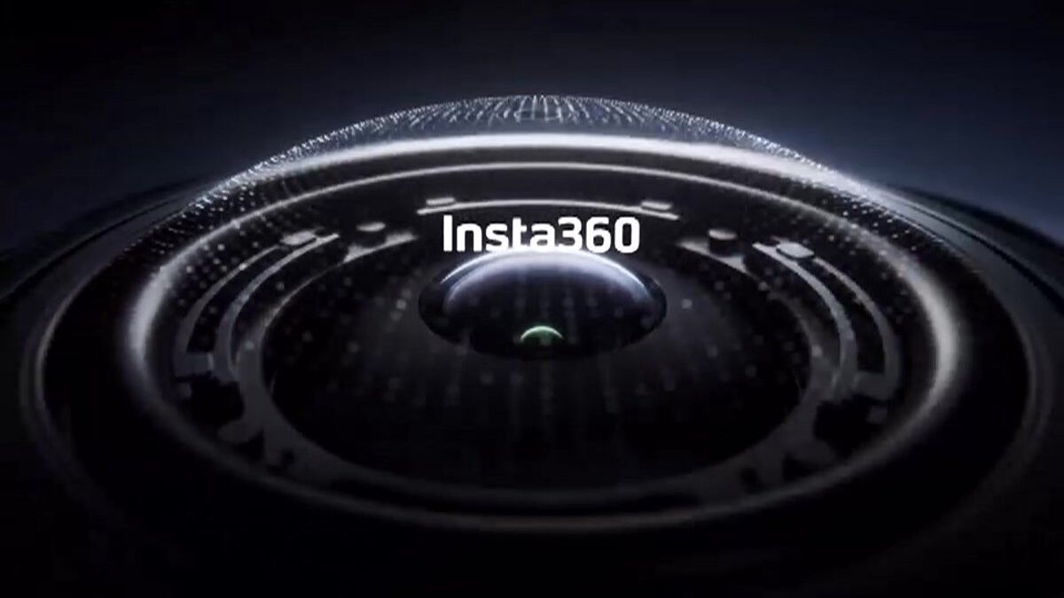 Круглый объектив с логотипом Insta360 Luna Ultra