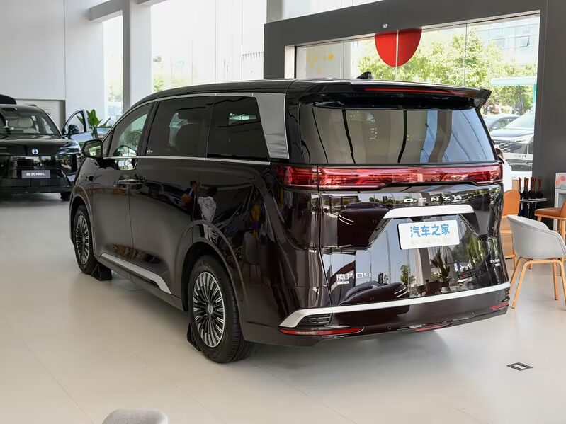 Denza D9 черный минивэн внутри салона