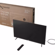 Телевизор Триколор H32NS1 и пульт дистанционного управления