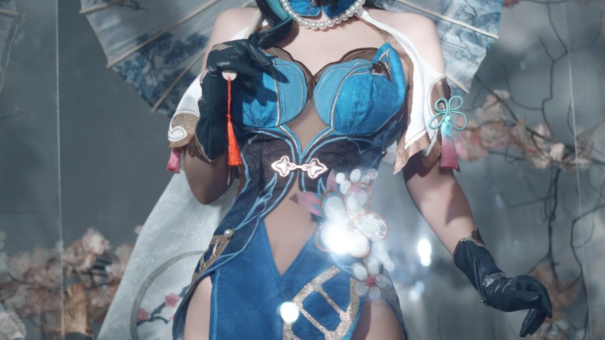 Косплей Жуань Мэй из Honkai Star Rail без лабораторного халата