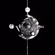 Прогресс МС-34 космический аппарат в космосе