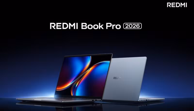 Ноутбук Redmi Book Pro 2026 с дисплеем и клавиатурой