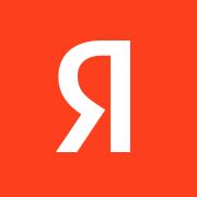 Логотип Яндекса с белой буквой ярд на красном фоне