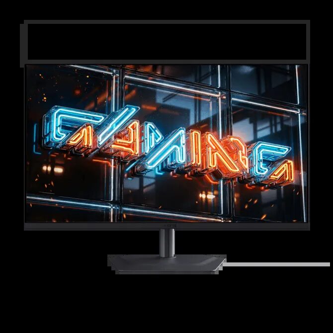 Неоновый знак Gaming на стеклянной стене